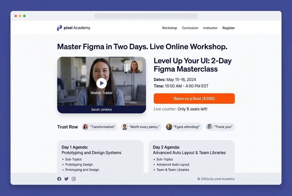Live workshop